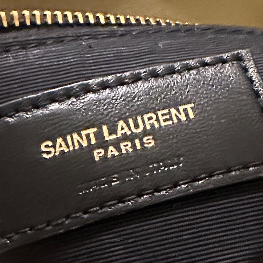 Saint Laurent Gold Chain Beige Quilted Bag✨COA included - Picture 10 of 10